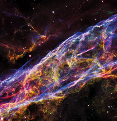 photo of the Veil Nebula supernova remnant