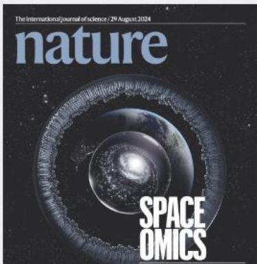 cover photo of Nature publication 